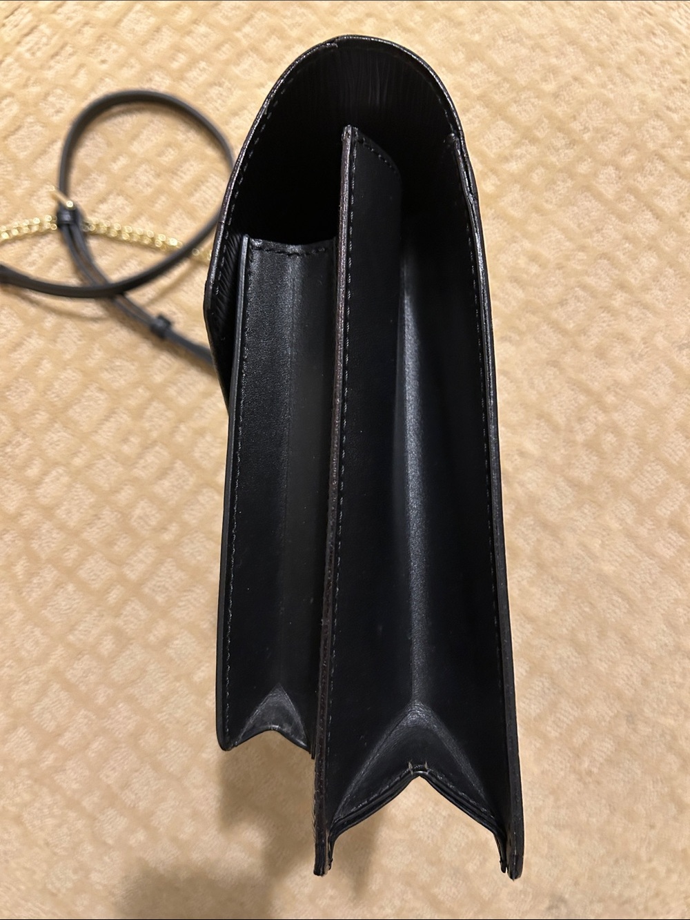 Louis Vuitton Monceau Black Epi Leather Crossbody Hand Bag- Excellent! - Picture 5 of 14